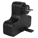 Zásuvka Maclean, čtyřnásobná s vypínačem, stabilizační nožička, typ schuko, 2x2,5A, 2x16A, MCE224 G/B