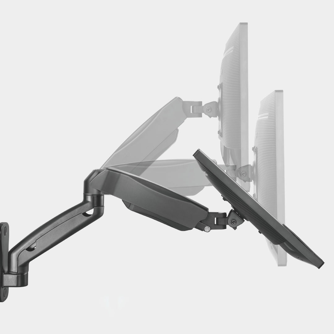 Nástěnný držák monitoru Maclean, 17-32'', max. 9 kg, mechanická pružina, MC-979