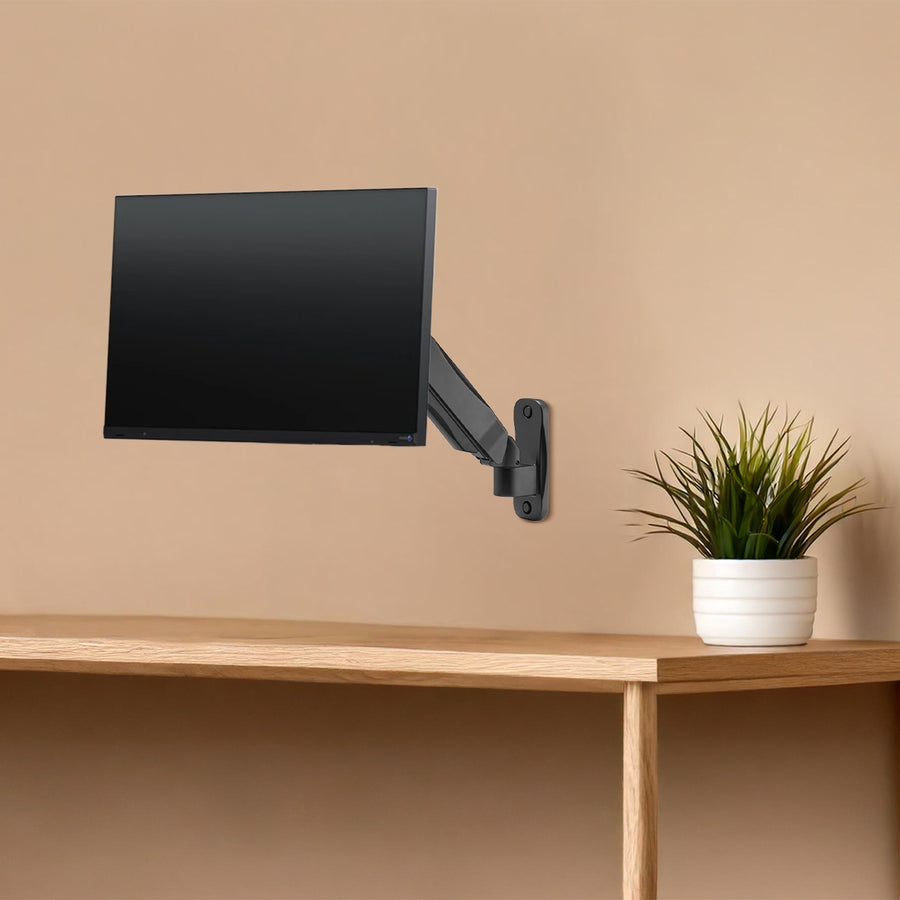 Nástěnný držák monitoru Maclean, 17-32'', max. 9 kg, mechanická pružina, MC-979