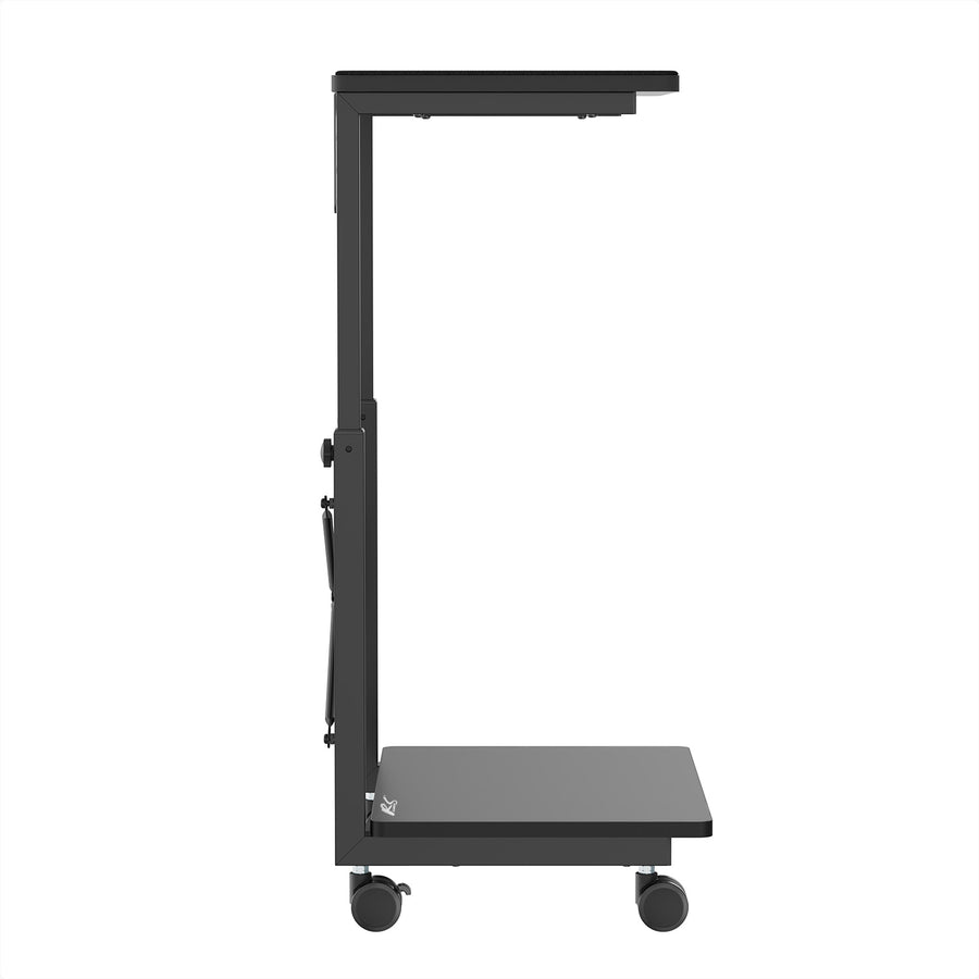 Vozík na počítače CPU s policí NanoRS, max. 80 kg, nastavitelná výška 550~850 mm, RS430