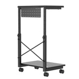 Vozík na počítače CPU s policí NanoRS, max. 80 kg, nastavitelná výška 550~850 mm, RS430