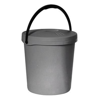 Vědro Plast Team, víko, rukojeť, 16 litrů, stříbrné, 2062