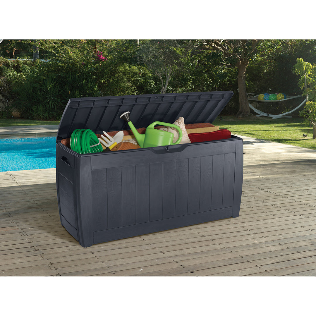 Zahradní box Keter, 270 l, grafit, Hollywood Objem: 270 litrů