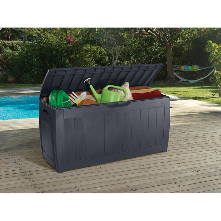 Zahradní box Keter, 270 l, grafit, Hollywood Objem: 270 litrů