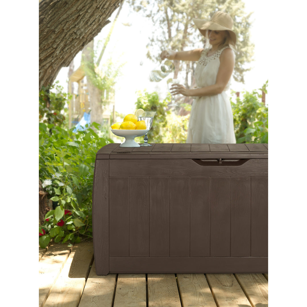 Zahradní úložný box Keter, objem 270 l, hnědý, Hollywood