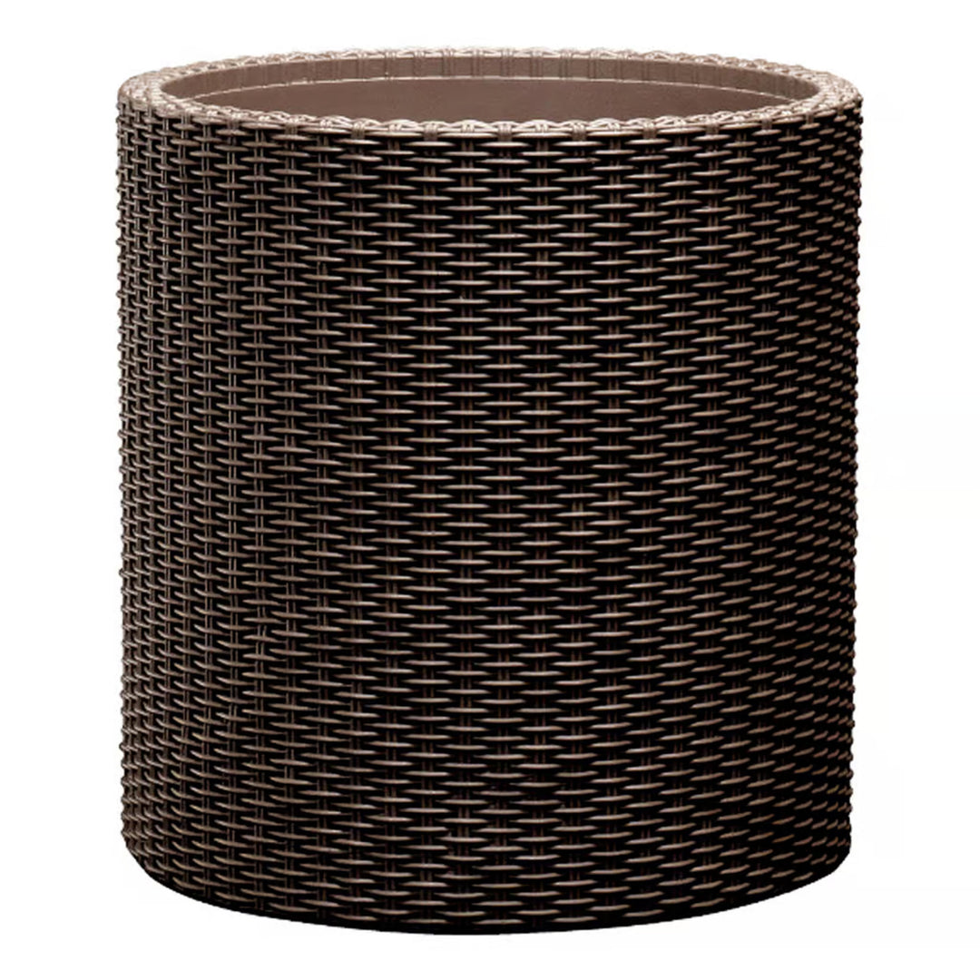 Květináč Keter, kulatý, průměr 43,7 cm, bronz, Cylinder Planter L
