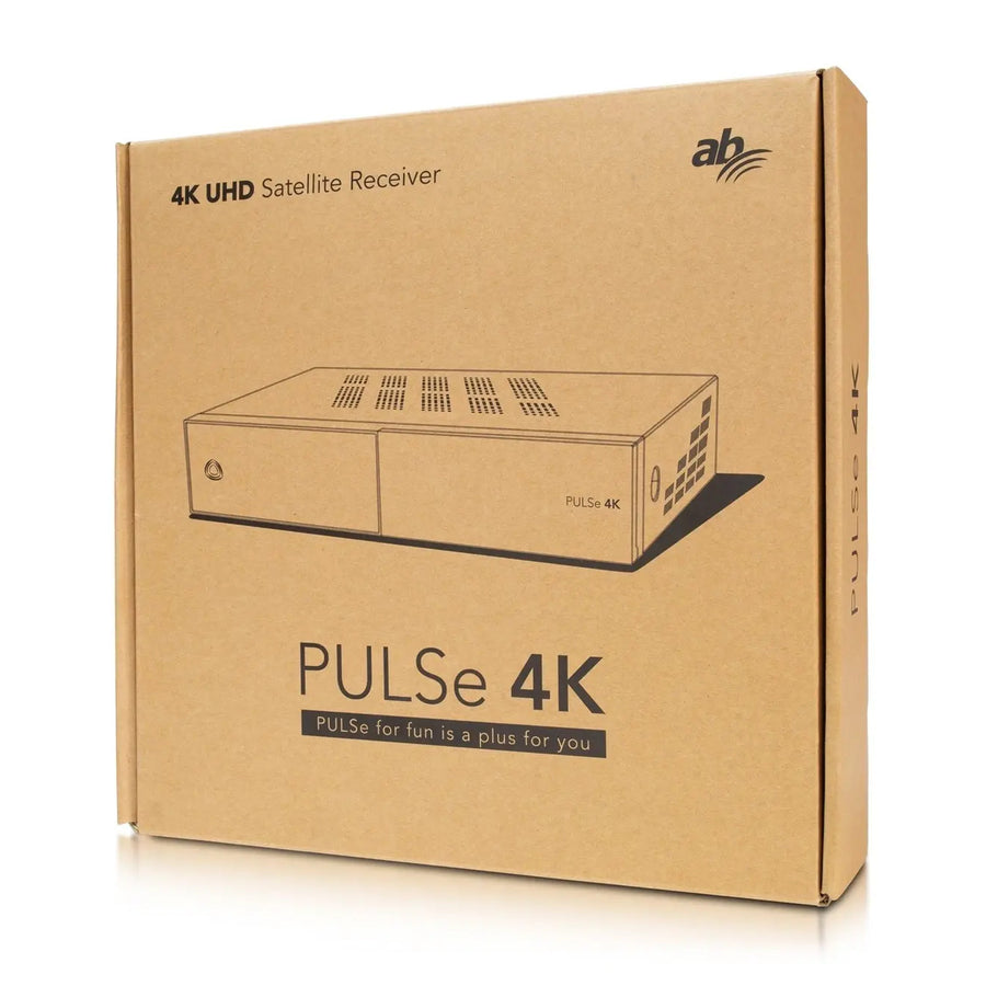 Satelitní přijímač AB, 4K, Flash 8 GB, 2 GB DDR4 RAM, 2x USB 2.0, PULSe 4K