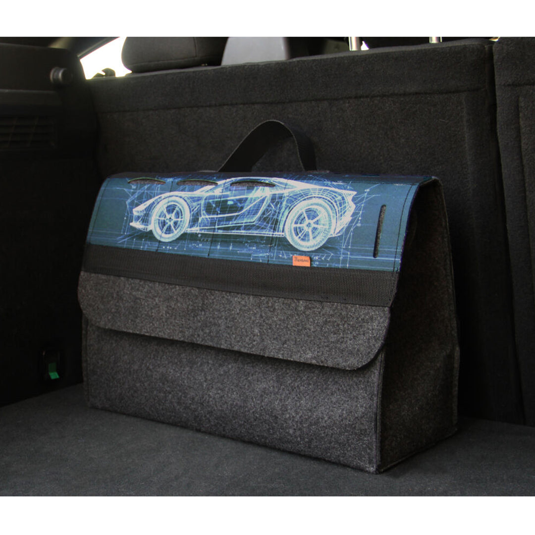 Brašna Arco Design, organizér do kufru auta, 46x20cm, B-LUX Automotive