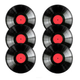 Sada podložek na stůl Bertoni, 6 kusů, kulatá, 33 cm, vinyl