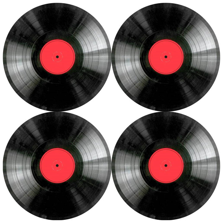 Sada podložek na stůl Bertoni, 4 kusy, kulaté, 33 cm, vinyl