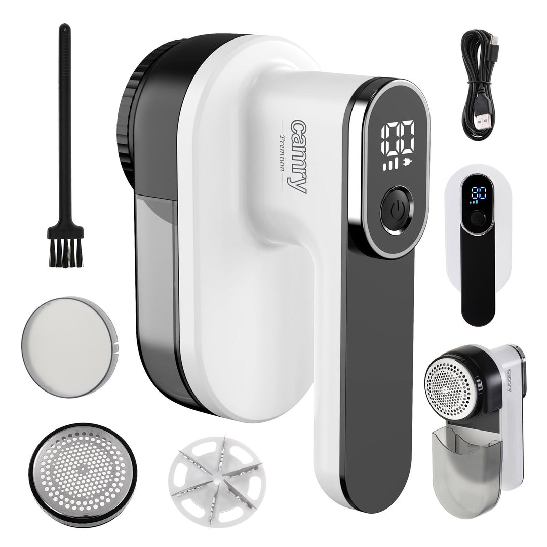 Camry Tissue Shaver, LCD displej, Li-Ion akumulátor, bílý a černý, CR 9620