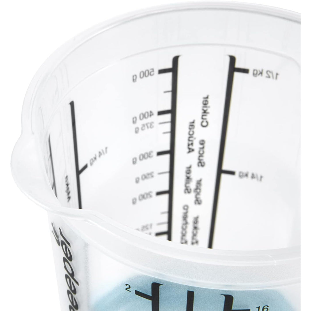 Odměrka Keeeper, protiskluzová, s rukojetí, 0,5 l, severská modrá, Masimmo