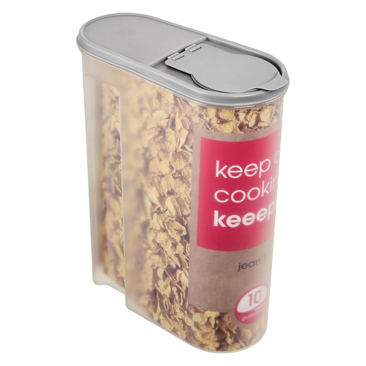 Nádoba na cereálie Keeeper, průhledné boky, 5 l, Jean