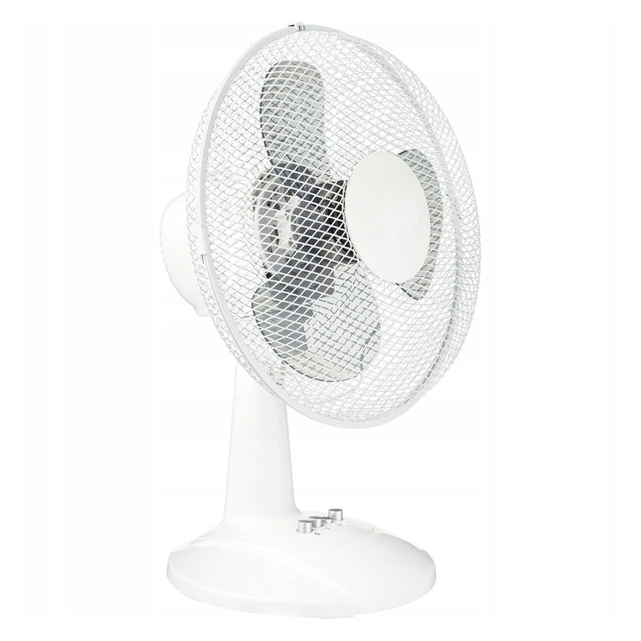 Stolní ventilátor LTC, oscilační, nastavitelný úhel, 38 W, bílý, LXWT20