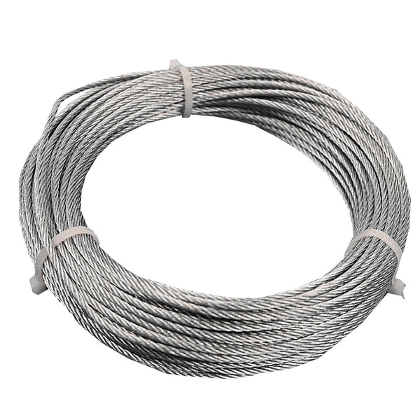 Drátěné lano Stop Sun, pozinkované, 2 mm/20 mb, 6X7+FC, 3 role