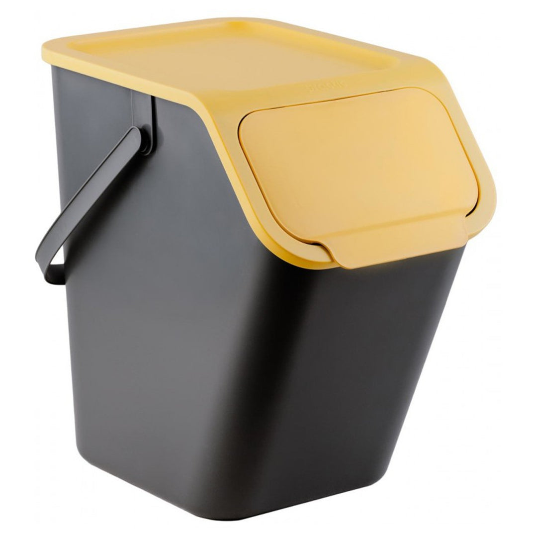 Sada nádob Practic, pro třídění, 4x25l, černá, Bini 10100599