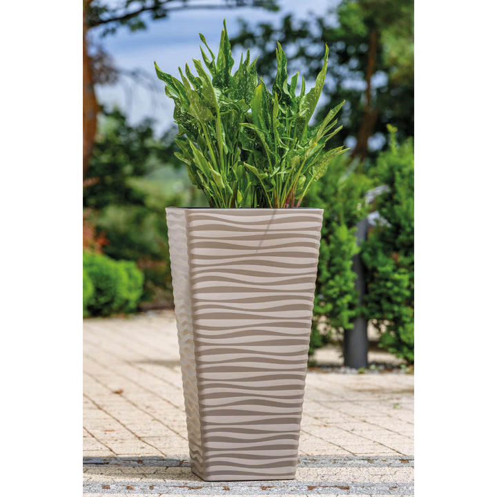 Form-Plastový kryt, mrazuvzdorný, s vložkou, šedobéžový, Sahara Dunes Slim square 35