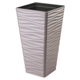 Form-Plastový kryt, mrazuvzdorný, s vložkou, šedobéžový, Sahara Dunes Slim square 35