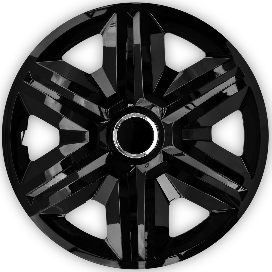 Univerzální kryt náboje 16" NRM Fast black press-on 1 kus