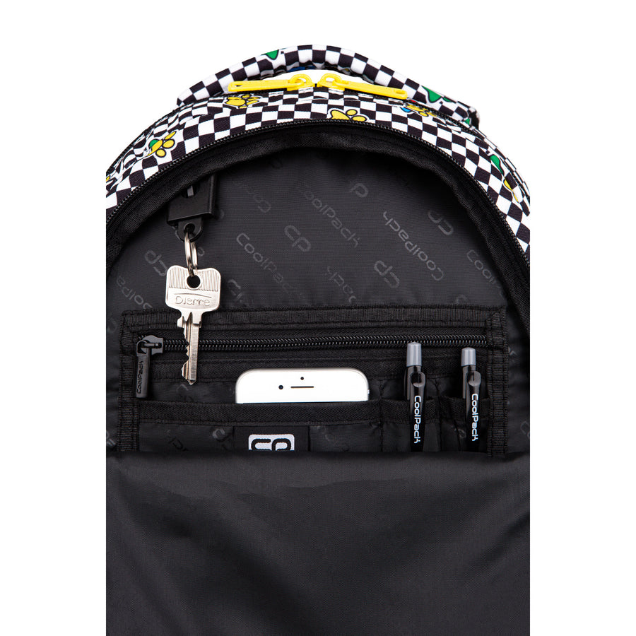 Batoh pro mládež Coolpack, 3 přihrádky, tvarovaná záda, Jerry Catch Me