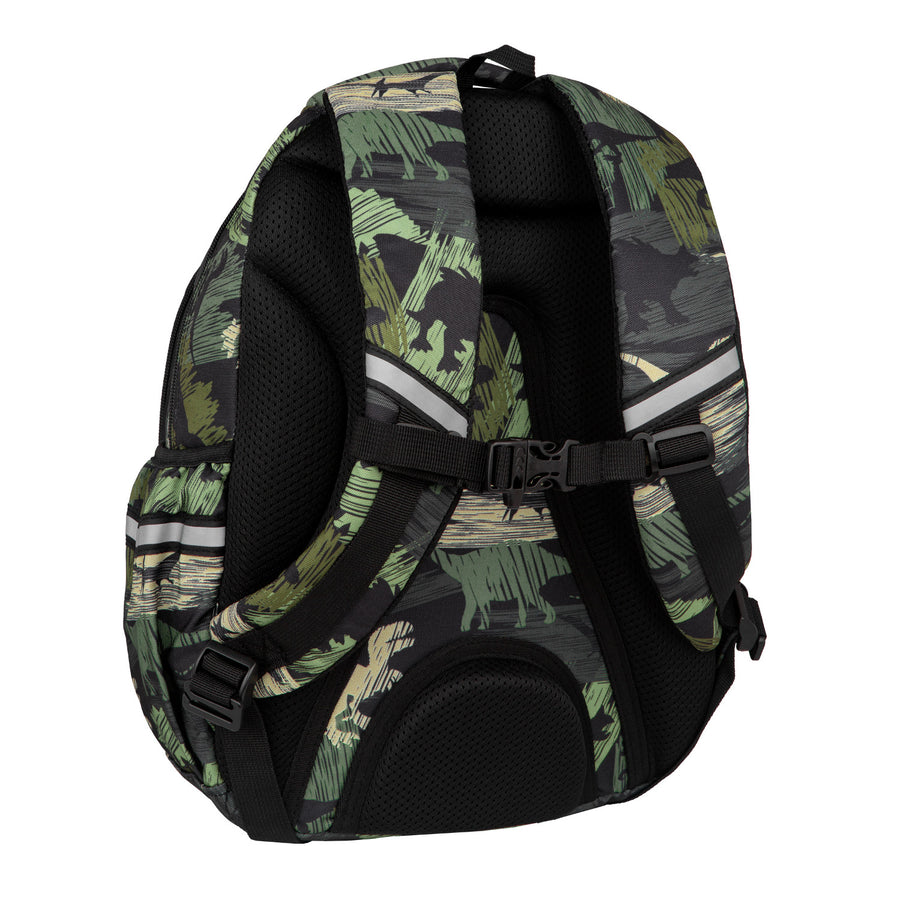 Batoh pro mládež Coolpack, 3 přihrádky, tvarovaná záda, Jerry Adventure Park