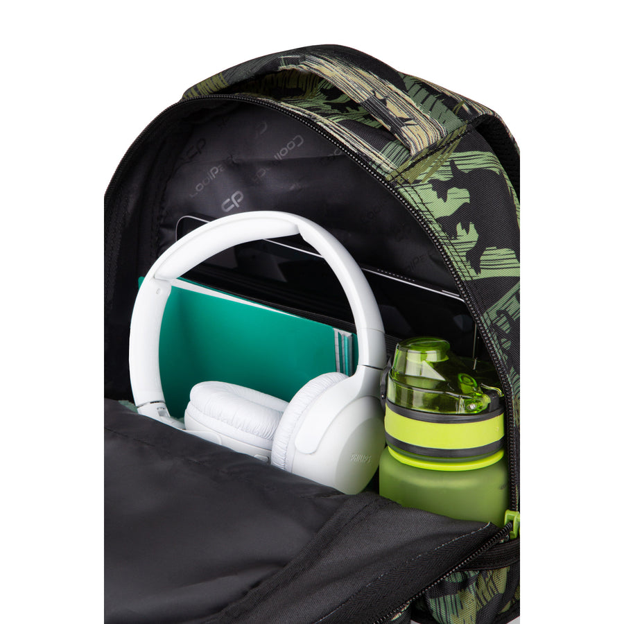 Batoh pro mládež Coolpack, 3 přihrádky, tvarovaná záda, Jerry Adventure Park