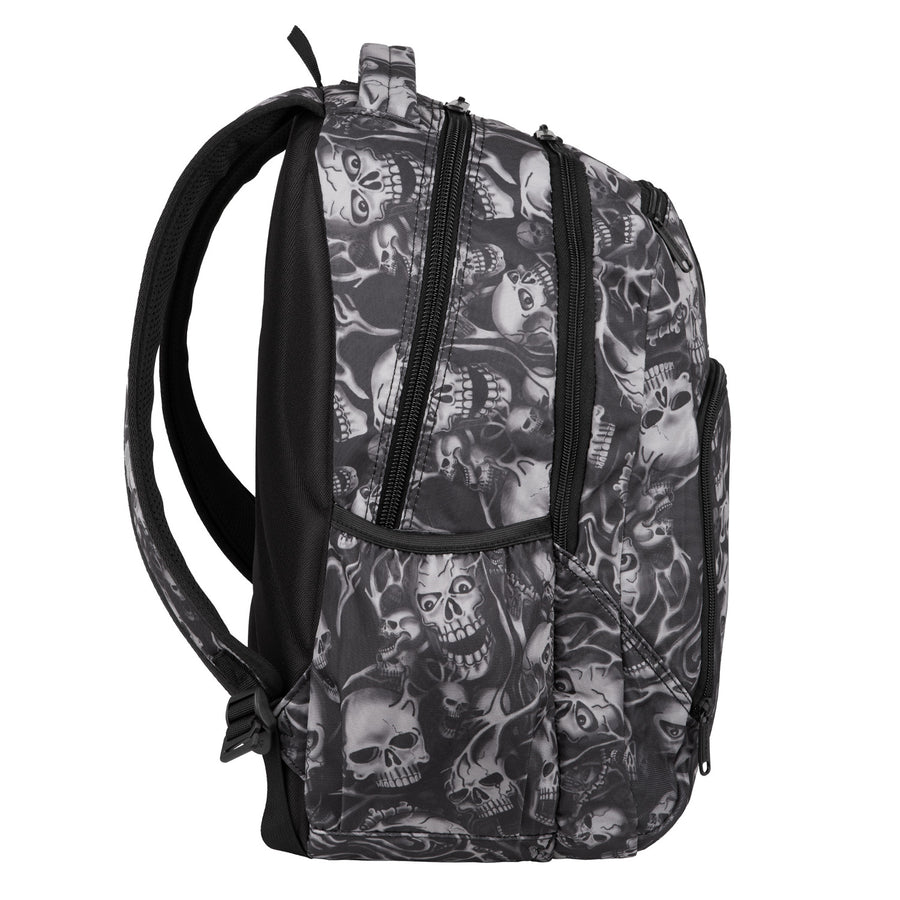 Batoh CoolPack Skulls pro mládež, prostorný, pohodlný F024721