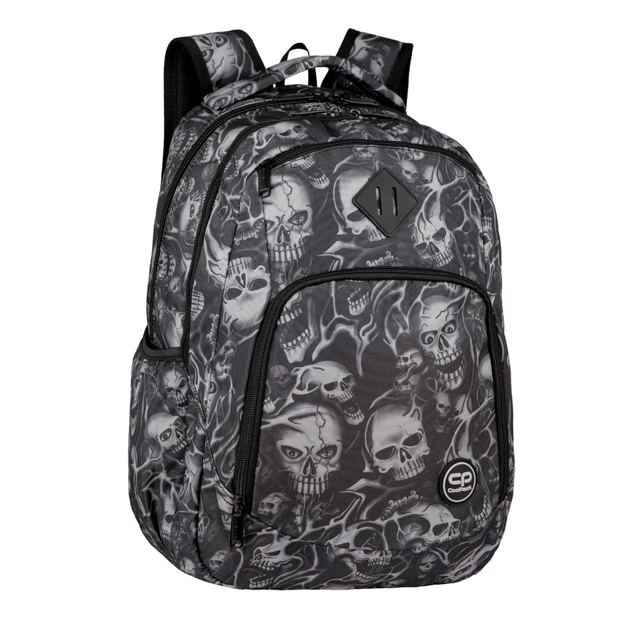 Batoh CoolPack Skulls pro mládež, prostorný, pohodlný F024721