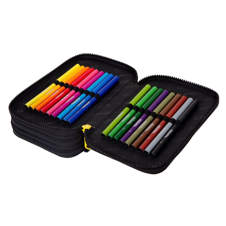 Penál CoolPack City Jumper 3 vybavení, robustní, prostorný F067680