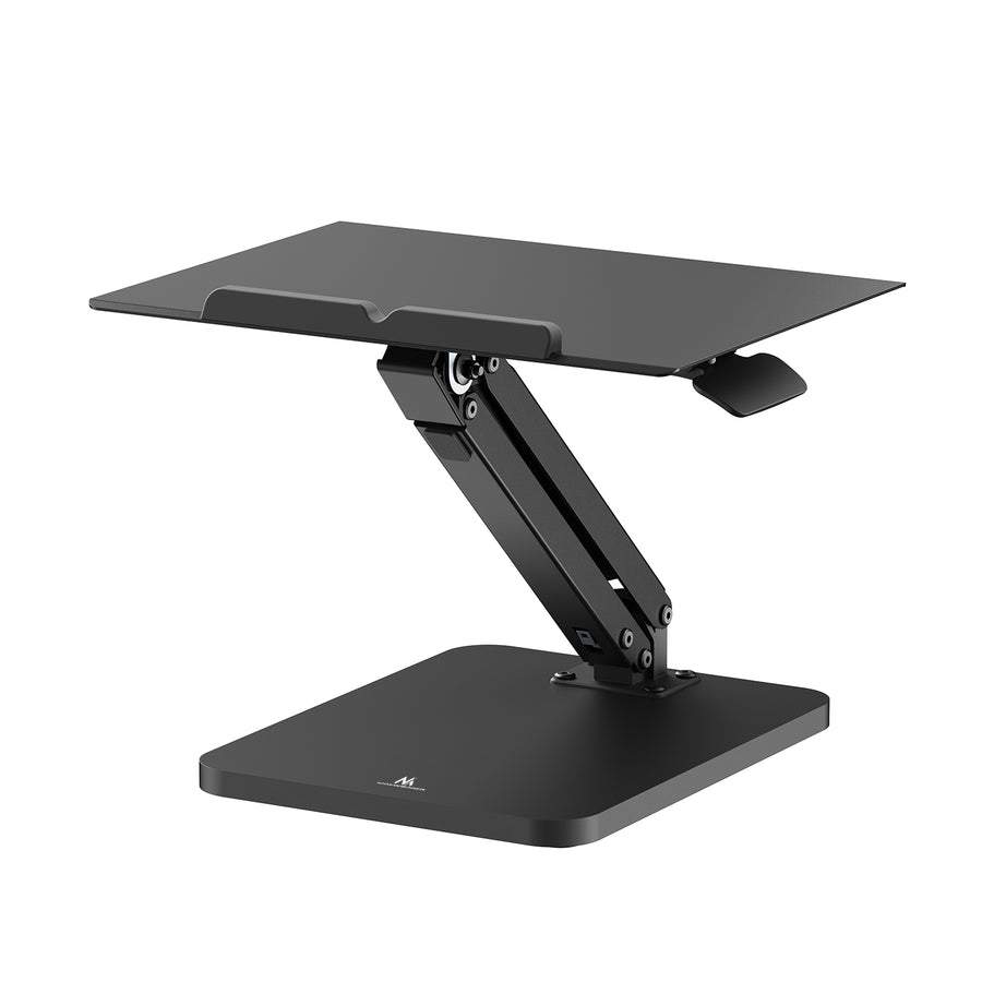 Stolní stojan Maclean pro monitor nebo notebook, plynová pružina, pro stání i sezení, černý, MC-493