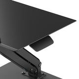 Stolní stojan Maclean pro monitor nebo notebook, plynová pružina, pro stání i sezení, černý, MC-493
