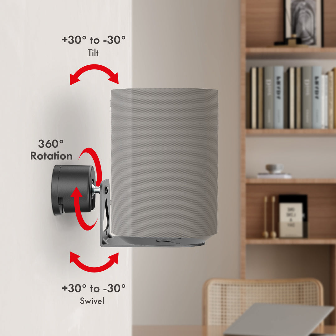 Nástěnný držák pro reproduktor Sonos Maclean, Sonos Era 100 &amp; amp; 300, MC-495 2 kusy