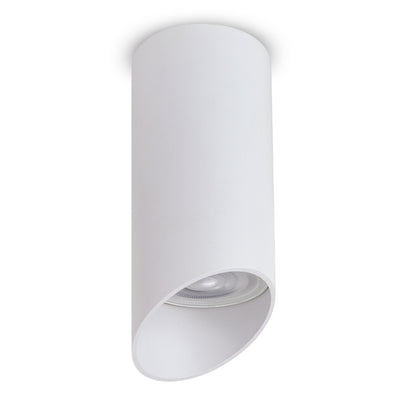 Povrchové svítidlo Maclean, bodové, kulaté, hliníkové, GU10, 55x130 mm, bílé, MCE360 W
