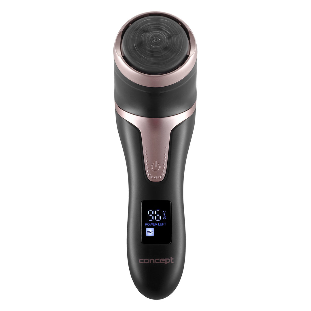 Elektrický pilník na paty Concept, 3 podložky, dobíjecí, černý, PN3020