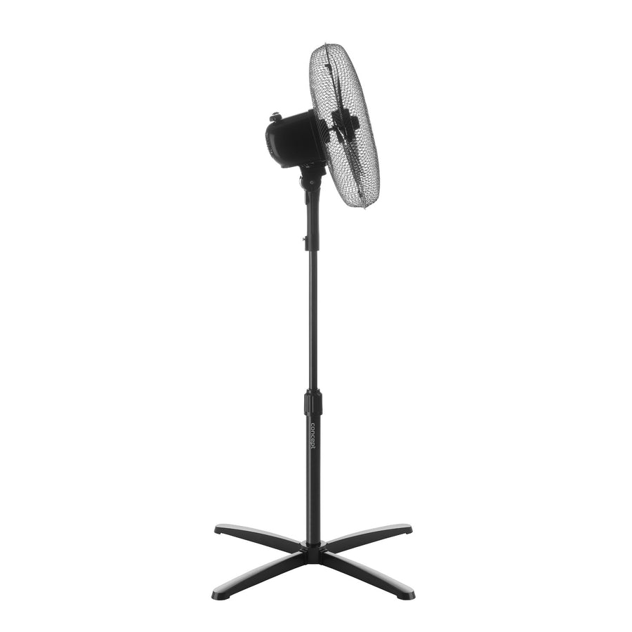Ventilátor Concept, stojanový, 40W, 3 rychlosti, černý, VS5050