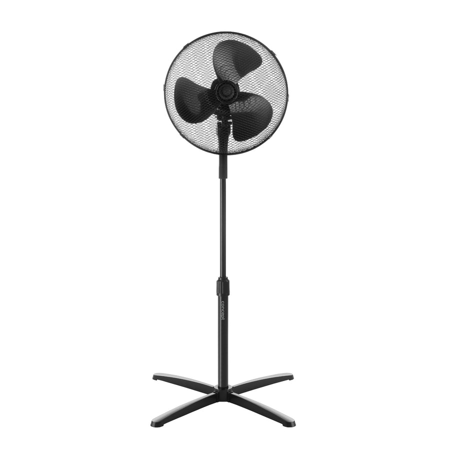 Ventilátor Concept, stojanový, 40W, 3 rychlosti, černý, VS5050