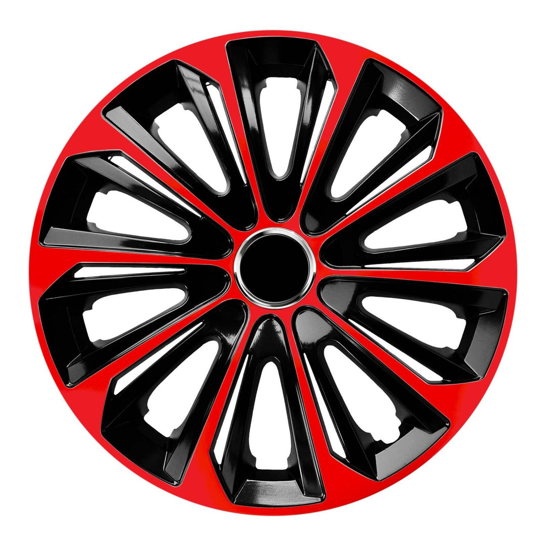 Univerzální kryt náboje 16" NRM Extra Strong červený černý 1 kus