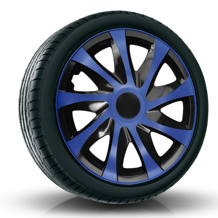 Univerzální kryt náboje 13" NRM Draco modrý/černý 1 kus
