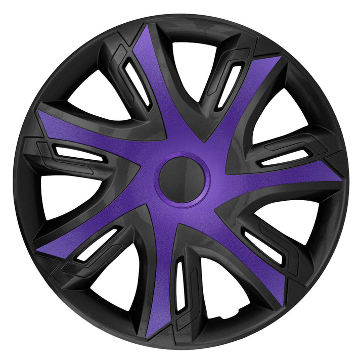 NRM N-Power univerzální kryt náboje 15" dvoubarevný černo-fialový 1 ks.