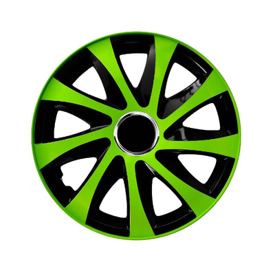 Univerzální kryt náboje 13" NRM Drift Extra zelený/černý 1 kus