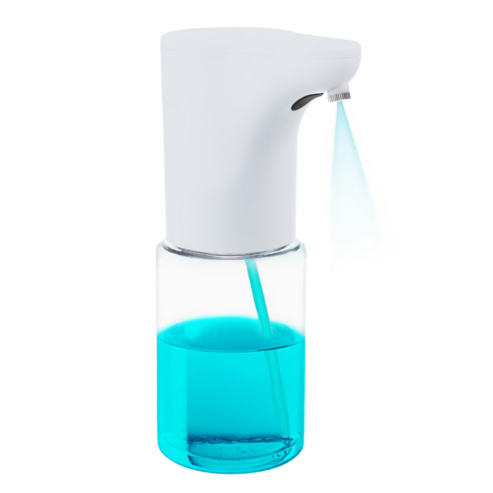 Automatický dávkovač Promedix, dávkovací nádoba na tekutá mýdla, dezinfekční prostředky, 300 ml, 4xAA, bílá, PR-540 W