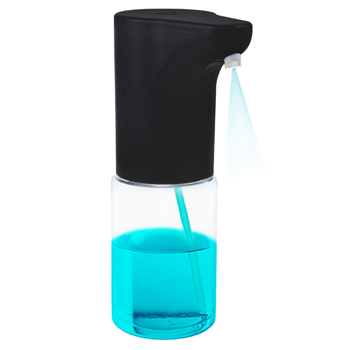 Automatický dávkovač Promedix, zásobník na tekutá mýdla, dezinfekční prostředky, 300 ml, 4xAA, černý, PR-540 B
