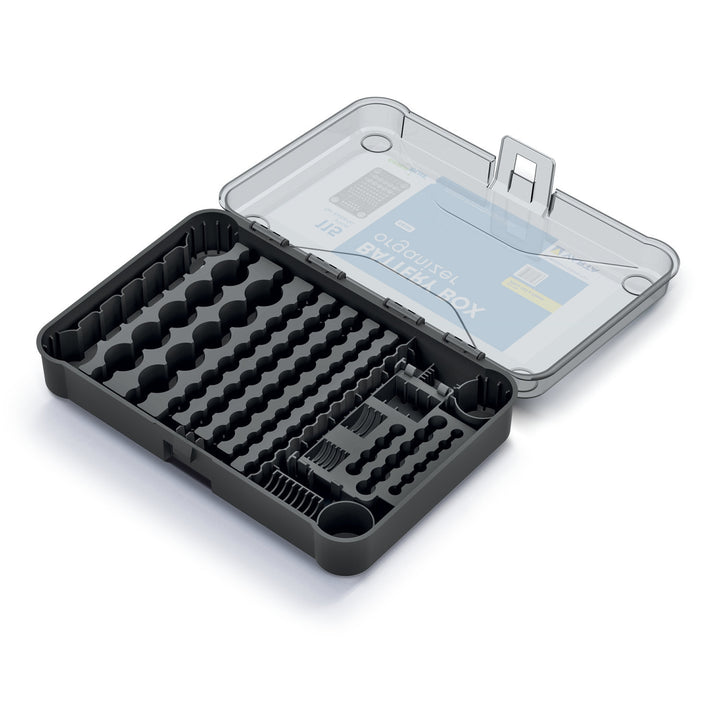 Organizér baterií GreenBlue, průhledné víko, 115 míst, Varta Box GB189