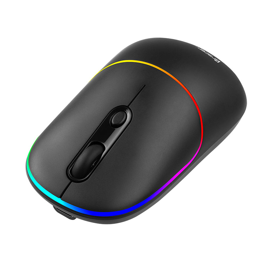 Bezdrátová myš Tracer, dobíjecí baterie 650 mAh, podsvícení RGB, Ratero