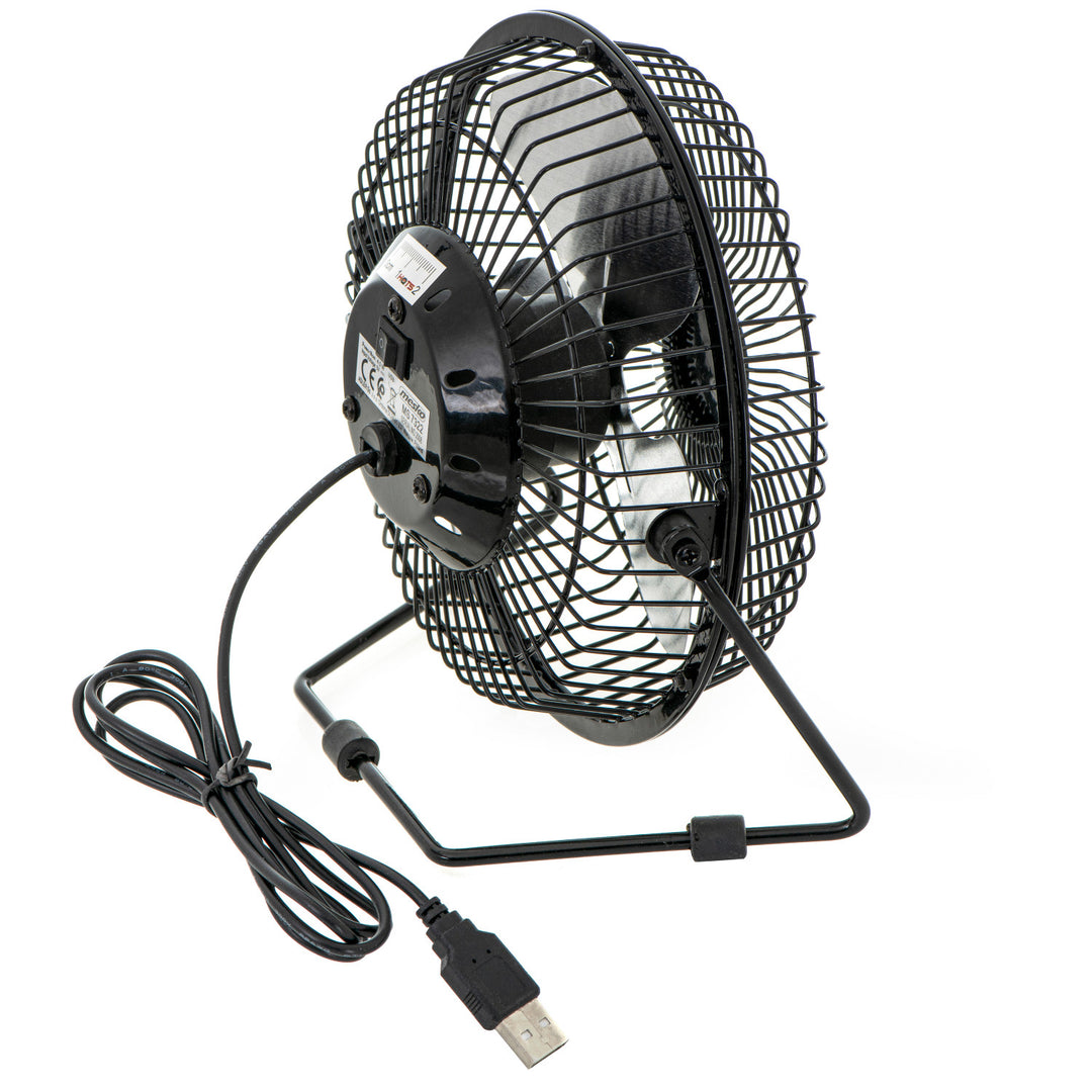 Stolní ventilátor Mesko, průměr 15 cm, napájení přes USB, vertikální oscilace, MS 7322