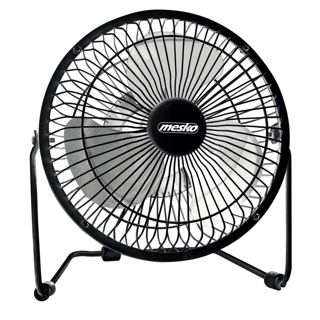 Stolní ventilátor Mesko, průměr 15 cm, napájení přes USB, vertikální oscilace, MS 7322