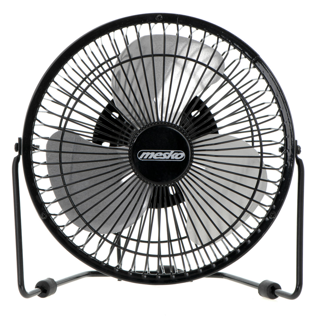 Stolní ventilátor Mesko, průměr 15 cm, napájení přes USB, vertikální oscilace, MS 7322