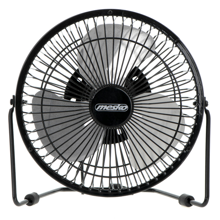 Stolní ventilátor Mesko, průměr 15 cm, napájení přes USB, vertikální oscilace, MS 7322