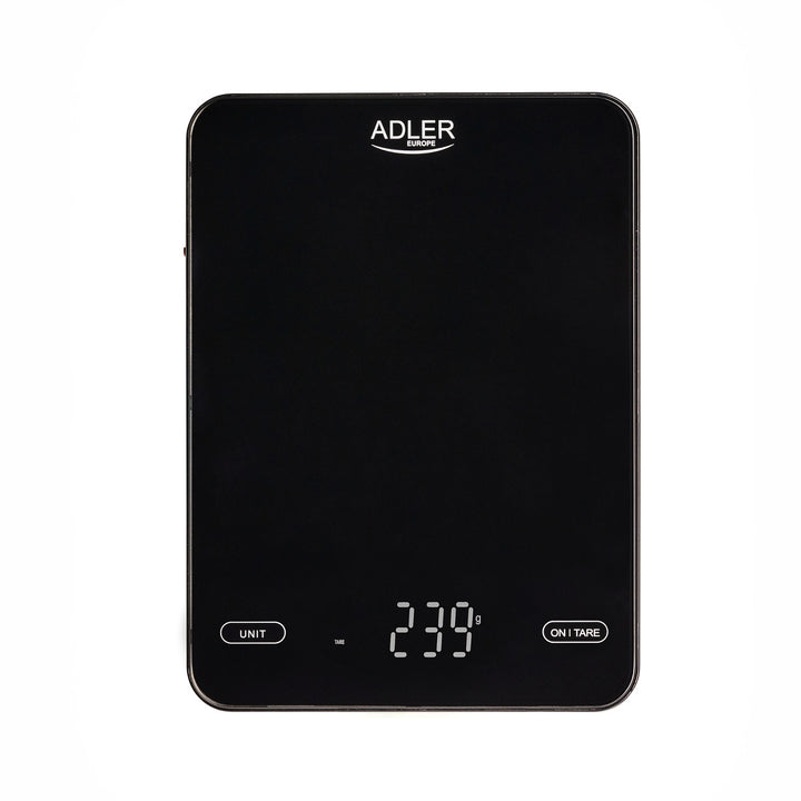 Kuchyňská váha, Adler, černá 10 kg, nabíjecí přes USB, AD 3177