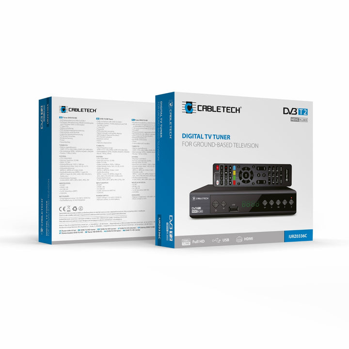Tuner s dekodérem DVB-T2, H.265, HEVC, KrugerMatz KM0550D, EPG, PVR, Timeshift